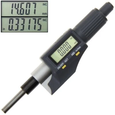 Digital Micrometer Head Electronic LCD display Inch mm Metric 0-1"/0.00005'' - Image 1 of 4