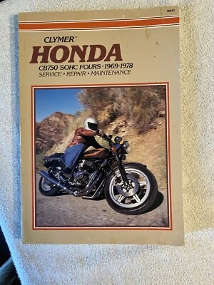 Clymer Honda CB750 SOHC Fours 1969 A 1978 servicio, reparación, mantenimiento (M341) Foto 1 de 4