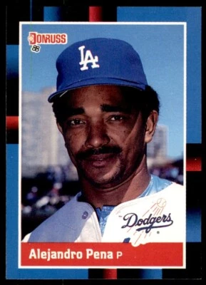 1988 Donruss - Alejandro Pena #598 Los Angeles Dodgers Baseball Card - Image 1 of 2