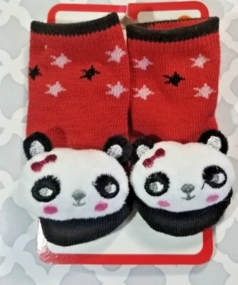Panda Bebé Calcetines Dulces Pandas Talla 0-12 Meses Unisex Tan Lindo Dimensional Infantil Foto 1 de 4