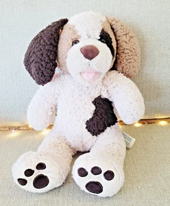 BAB Build A Bear flauschiger Scruffy Welpe Hund Plüschtier Stofftier KEINE GERÄUSCHE - Bild 1 von 6