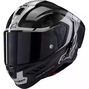 Supertech R10 Helmet - Element - Carbon/Silver/Black - med 8200324 - Picture 1 of 2