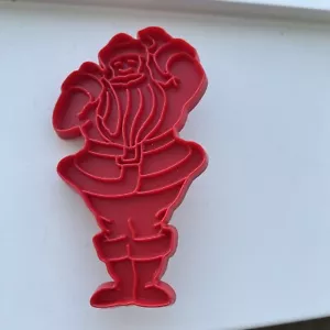 TUPPERWARE COOKIE CUTTERS SANTA - Picture 1 of 3