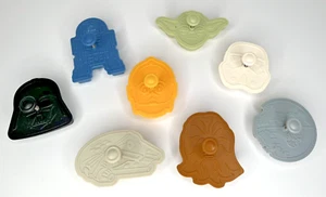 Williams Sonoma Star Wars Tagliabiscotti e pressa - Set di 8 ~ C3PO Chewie Darth - Foto 1 di 7