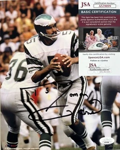 Roman Ildonzo Gabriel Jr. Philadelphia Eagles Signed Auto 10x8 Photo JSA COA - Picture 1 of 7