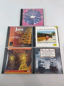 Symphony CD Lot (5) Reference Recordings Sea Hawk Dunn Ives Janacek Barber Czech - Picture 1 of 3
