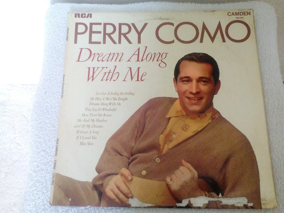 PERRY COMO.DREAM ALONG WITH ME.S.VINYL ALBUM.RCA CAMDEN.CDS1002.G.CON.1969. - Image 1 of 1