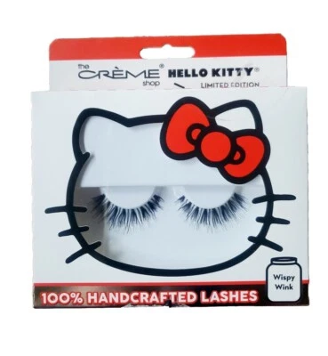 Pestañas postizas Hello Kitty SANRIO edición limitada Wispy Wink adhesivo negro  Foto 1 de 4