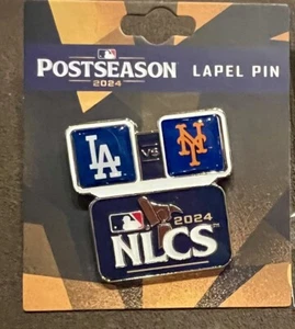 NY METS LA DODGERS PIN NLCS POSTSEASON 2024 PLAYOFFS MLB BASEBALL CITI OHTANI - Picture 1 of 3