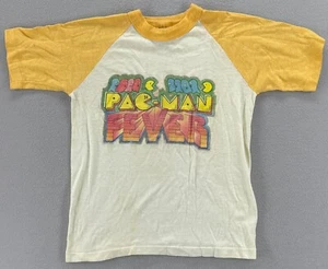 Vintage PAC-MAN FEVER Single Stitch T-Shirt Youth M (10-12) Arcade Collectible - Picture 1 of 21