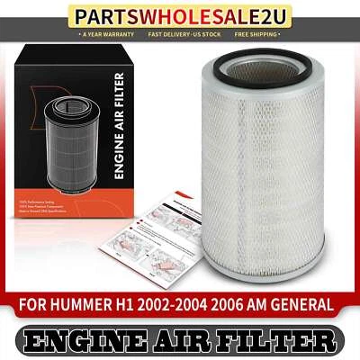 Filtro de aire de motor nuevo 1 pieza para AM General Hummer 92-01 Hummer H1 2002-2004 2006 Foto 1 de 4