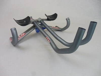 ITM Dual Aero F1 Bar set  w / Extn  ( 39 / 12 ) NOS bicycle TT Retro - image 1 of 4