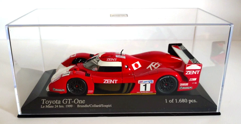 Minichamps 1:43 Toyota GT-One #1 Le Mans 1999 Brundle/Collard/Sospiri Foto 1 de 4
