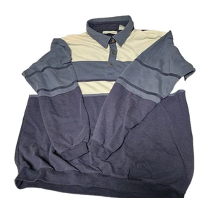 Vintage Blue Rugby Style Men’s Shirt Size XL Knightsbridge - Picture 1 of 5