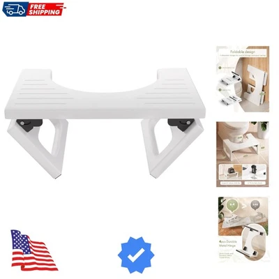 7 Inches Bamboo Toilet Stool Squat for Adults, Foldable Poop Stool for Bathro... - Image 1 of 4