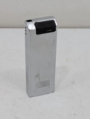 De colección IM Corona Pipe Encendedor Cuarzo Llama Sistema Tono Plateado Pulsador Haga clic Foto 1 de 4