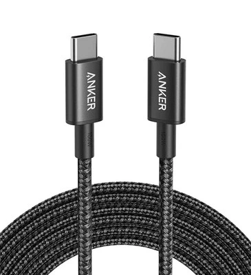 Anker 100W USB C Fast Charging Cable 10ft Long Braided Nylon Cord for MacBook - Image 1 of 4