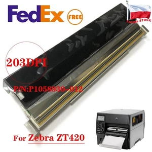 Shipped Europe Original 203dpi Printhead For Zebra ZT420 Printer P1058930-012 - Zdjęcie 1 z 7