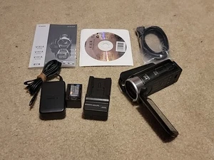 Canon Vixia HF R300 Camcorder With Spare Battery, Charger And Cables Works - Picture 1 of 18