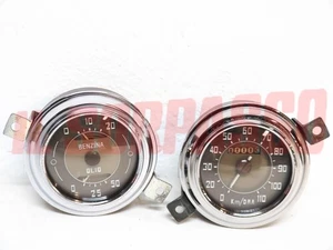STRUMENTI CONTACHILOMETRI OLIO BENZINA CRUSCOTTO FIAT TOPOLINO C 1 SERIE + BELV. - Imagen 1 de 5
