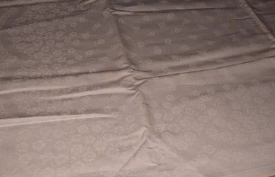 Alte Damast Tischdecke Tischwäsche Webmuster Blumen 210 x 95 cm (13722) - Image 1 of 4