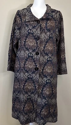 Chaqueta larga para mujer HABITAT talla S tapiz texturizado rico elegante Foto 1 de 4