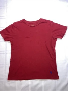 Polo Ralph Lauren Shirt Boys Size 8 Classic Red T shirt - Picture 1 of 18