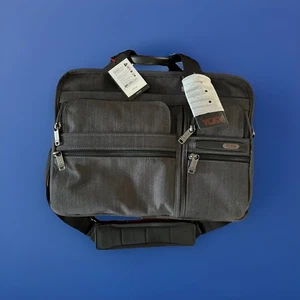 NEW Tumi Gen 4 Expandable Organizer Laptop Brief Briefcase - CHARCOAL GRAY - Picture 1 of 4