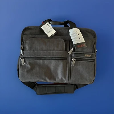 NEW Tumi Gen 4 Expandable Organizer Laptop Brief Briefcase - CHARCOAL GRAY - Image 1 of 4