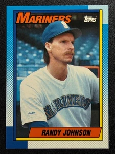 1990 Topps Tiffany #431 Randy Johnson Seattle Mariners Arizona Diamondbacks - Imagen 1 de 2