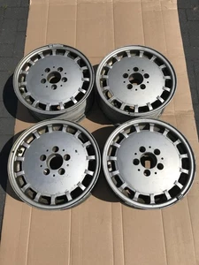 Satz Alufelge Gullideckel 7x15 Sportline ET41 Mercedes W124 1244010902 original  - Bild 1 von 11