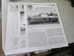 Fogli di riferimento Great Northern (GN) 323-326 (4 totali) (usati) - Foto 1 di 6