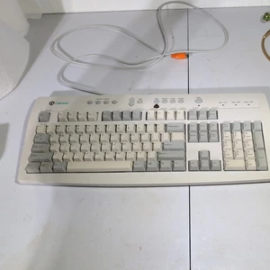 Vintage Gateway Wired Key Tronic Corp Computer Keyboard P/N:7001602 connector-CD - Picture 1 of 7