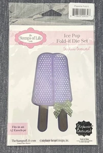The Stamps of Life ICE POP FOLD-IT Die Set Fits in an A2 Envelope POPSICLE - Picture 1 of 2