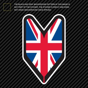 British Driver Badge Sticker Decal wakaba leaf soshinoya united kingdom england - Picture 1 of 1