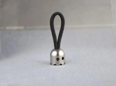 EDC Titanium Alloy Knife Lanyard Bead Paracord Keychain Pendant Zip Pull DIY - Image 1 of 4