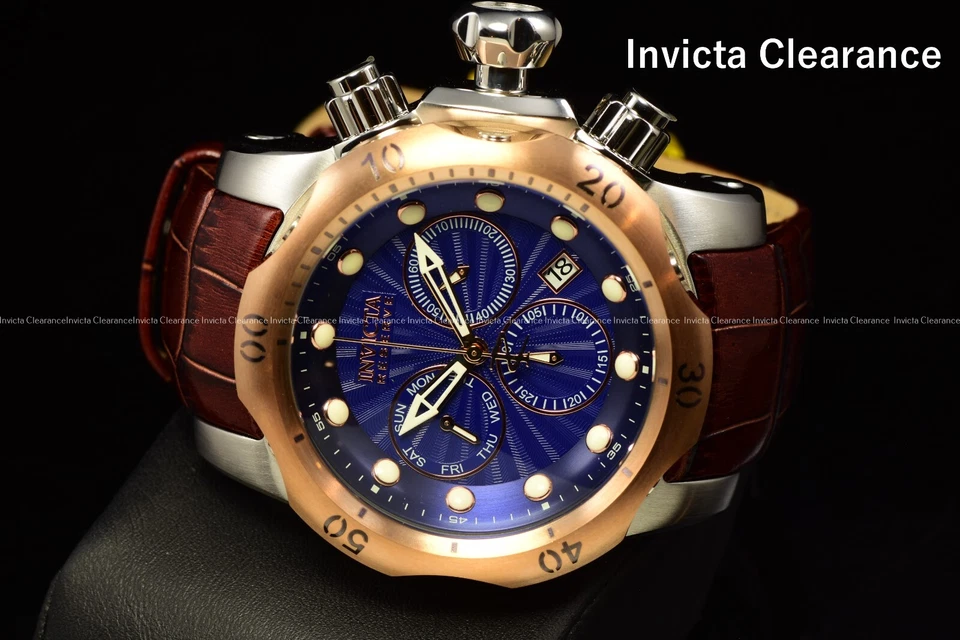 Invicta Men's 32957 Reserve Quartz Chronograph Blue Dial Watch