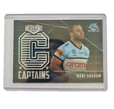 2021 NRL ELITE CAPTAINS C04 CRONULLA SHARKS WADE GRAHAM C4