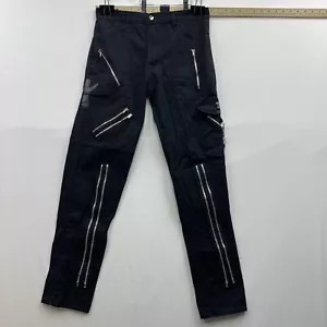 Tiger Of London Multi Zipper Punk Jeans Hose Größe 32 - Bild 1 von 24