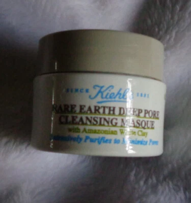 New Kiehl's Rare Earth Deep Pore Cleansing Masque 0.5fl oz/14ml Travel Size - Image 1 of 2