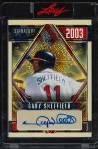 2025 Leaf Seasons In The Sun Gary Sheffield Auto 3/6 Braves Factory Sealed! - Picture 1 of 2