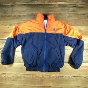 VTG 90s Auburn Tigers 1993 Undefeated Season Jacket Blue Sz S - Picture 1 of 10