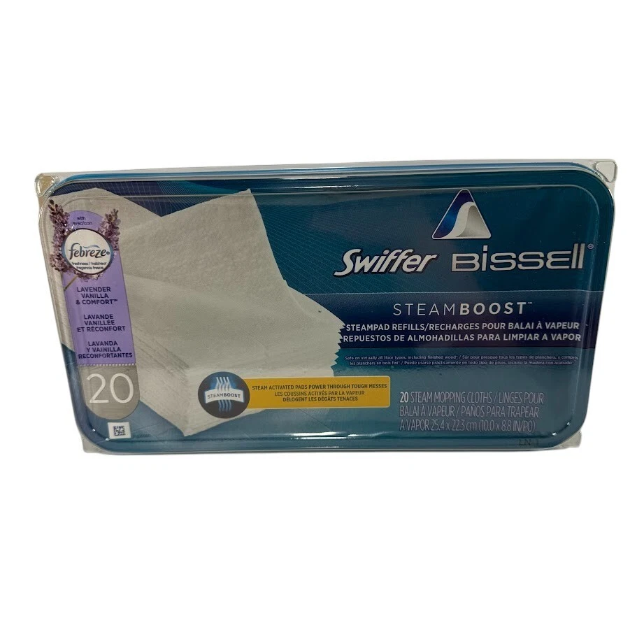 Swiffer Bissell Steamboost Steampad Refills - Pack of 20