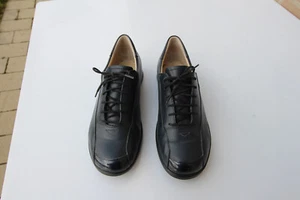 FINN COMFORT Damen Ballerina Halbschuhe Gr. 6,5 = 39 Leder Blau - Bild 1 von 15