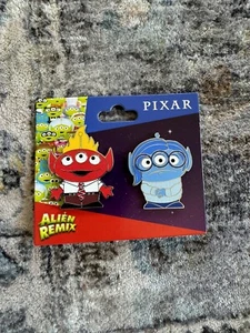 Disneyland Paris Inside Out Anger Sadness 2 Pin Set Disney Alien Remix - Picture 1 of 3