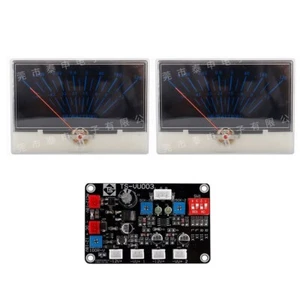 2pcs P-134 VU Meter DB Level Power Amplifier Header Backlight w/ Driver Board - Picture 1 of 4