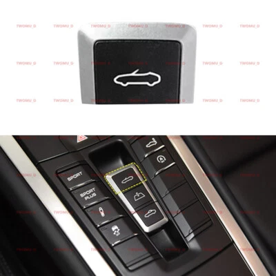 ✈Cubierta de botón de interruptor abierto convertible con cromo para Porsche Boxster / Spyder Foto 1 de 4