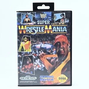 WWF Super Wrestlemania - Sega Genesis Game + Manual - FREE POST! - Picture 1 of 6