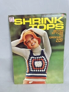 Columbia Minerva Shrink Tops Crochet Knit Leaflet 2543 Pattern Leaflet Vintage - Picture 1 of 3