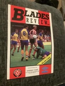 SHEFFIELD SHEFF UNITED V GRIMSBY TOWN 20 SEP 86 DIV 2 PROGRAMME - Picture 1 of 2